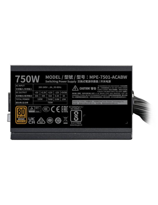 COOLER MASTER MWE 750W V3 ATX 3.1 | DOTIRI