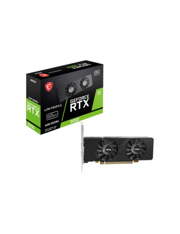 MSI GEFORCE RTX 3050 LP E 6G OC carte graphique