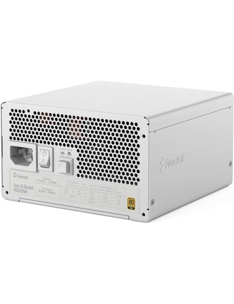 FRACTAL Ion 3 Gold 1000W White , EU Cord | DOTIRI
