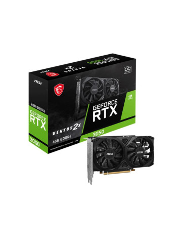 MSI VENTUS GeForce RTX 3050 2X E 6G OC NVIDIA 6