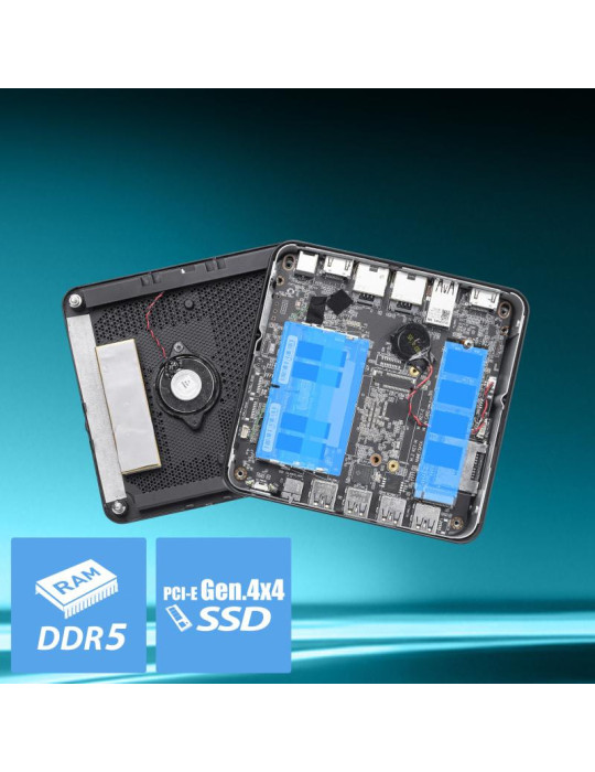 MSI Cubi AI 8M-008BEU USFF Noir 8645HS AMD SoC 5 | DOTIRI