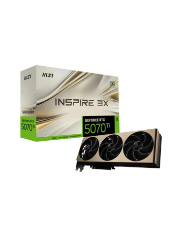 MSI GeForce RTX 5070 Ti 16G INSPIRE 3X OC PLUS