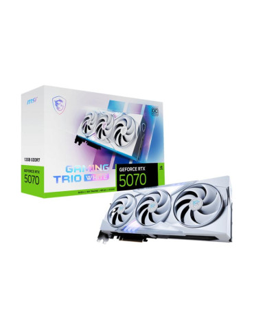 MSI GAMING GeForce RTX 5070 12G TRIO OC WHITE