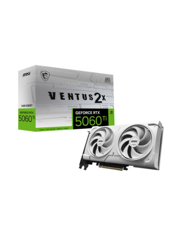 MSI VENTUS GEFORCE RTX 5060 TI 16G 2X OC WHITE