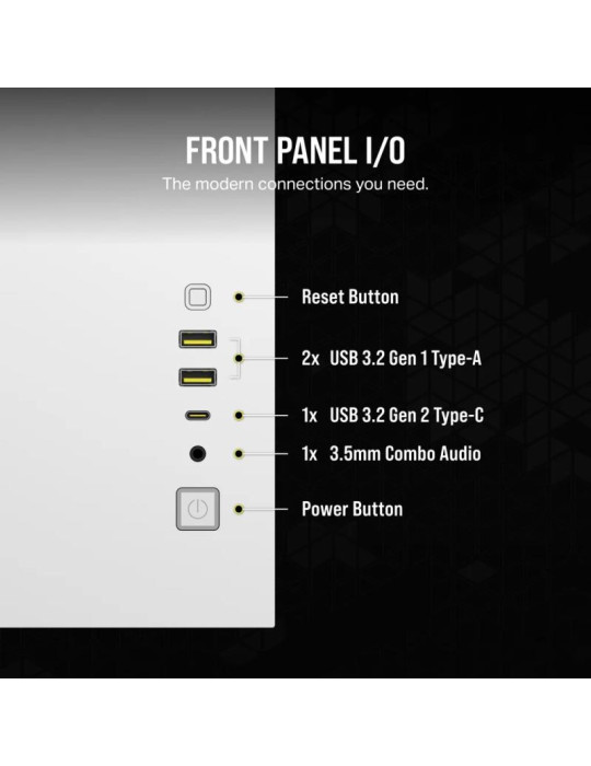 CORSAIR 2500X BLANC | DOTIRI