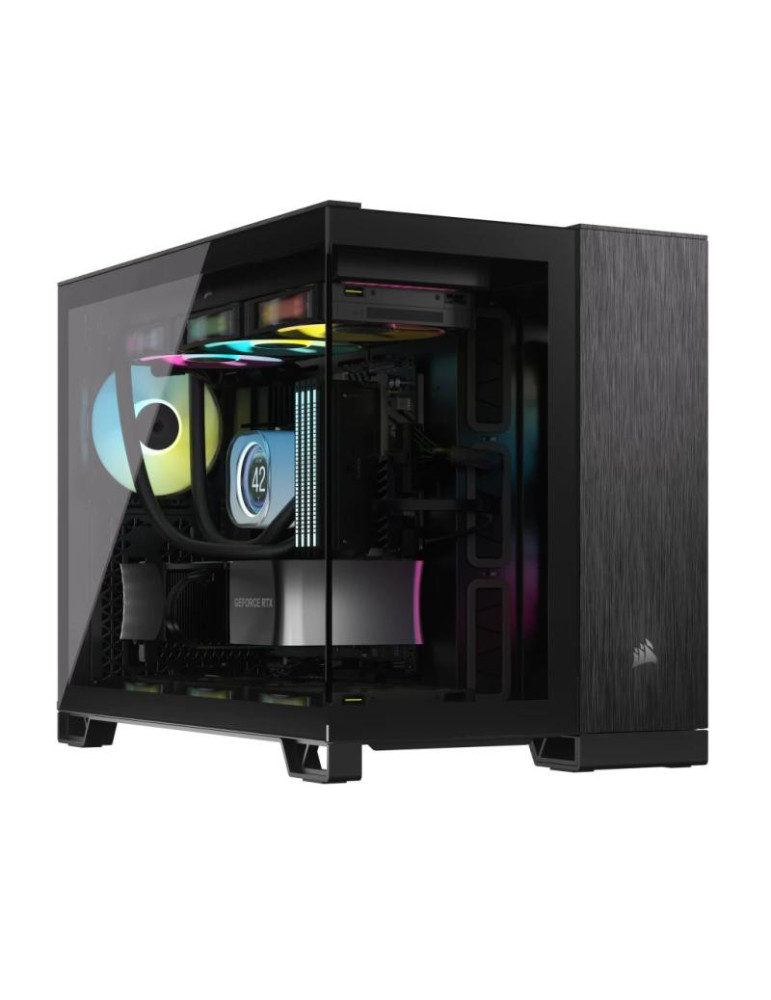 CORSAIR 2500X mATX PC Case, Black/Obsidian | DOTIRI