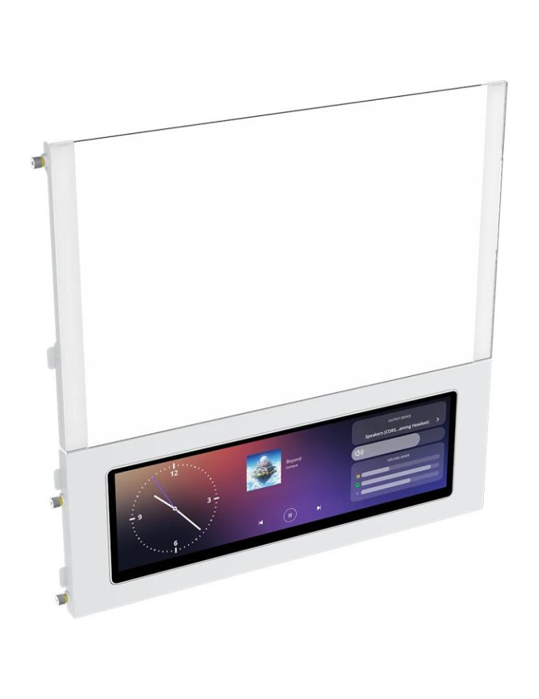 CORSAIR FRAME 4000D LCD RS ARGB, White | DOTIRI