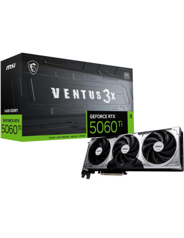 MSI VENTUS GeForce RTX 5060 TI 16G 3X OC NVIDIA