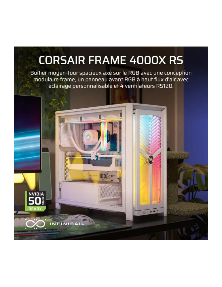 CORSAIR FRAME 4000X  RS, WHITE | DOTIRI