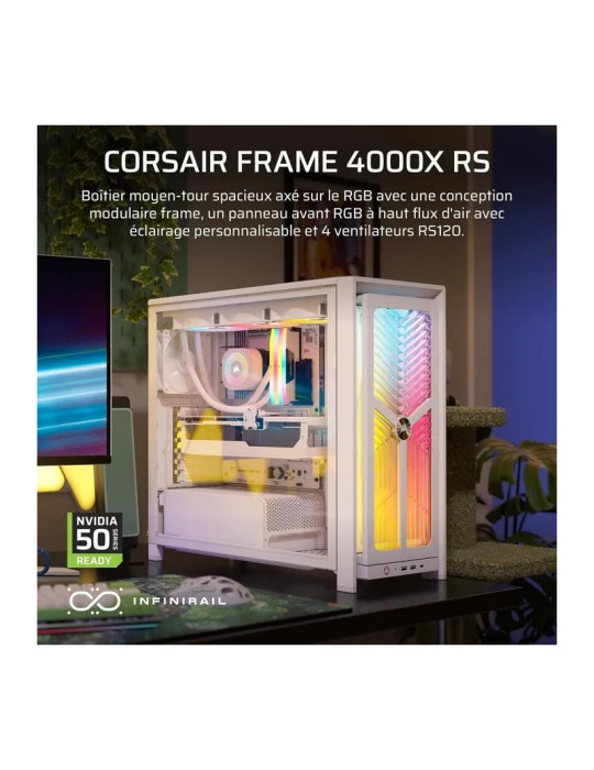 CORSAIR FRAME 4000X  RS, WHITE | DOTIRI