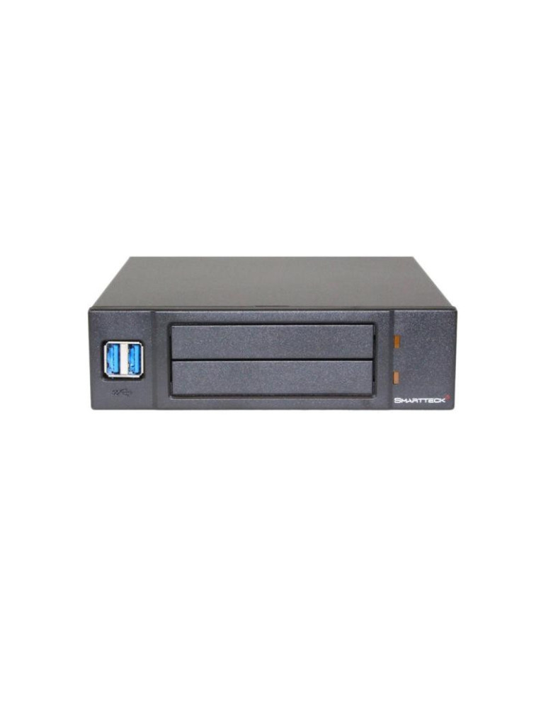 SMARTTECK Rack Amovible 5,25"" pour DD/SSD 2,5""