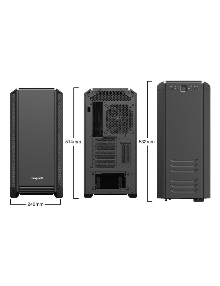 BE QUIET! Silent Base 601 Window Black