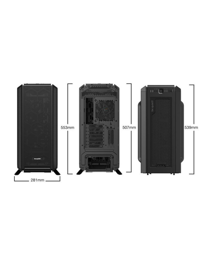 BE QUIET SILENT BASE 802 Black