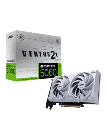 MSI GeForce RTX 5060 8G VENTUS 2X OC WHITE