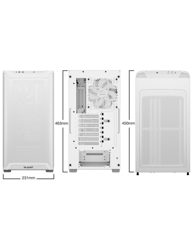 BE QUIET! PURE BASE 501 Airflow White