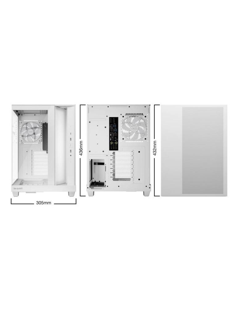 BE QUIET! Light Base 500 LX White | DOTIRI