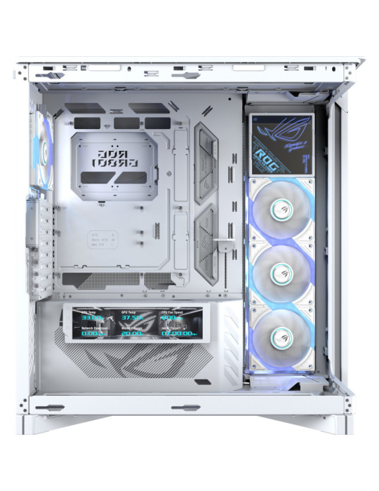 ASUS ROG CRONOX GR801 CURVE TG ARGB WHITE | DOTIRI