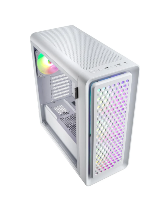 FSP (FORTRON) Boitier CUT593A Blanc E-ATX | DOTIRI
