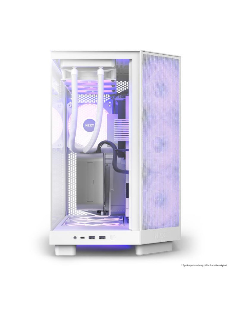 NZXT H6 Flow RGB Whiteo | DOTIRI