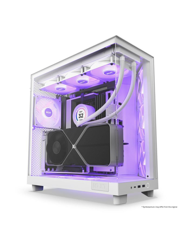 NZXT H6 Flow RGB Whiteo | DOTIRI