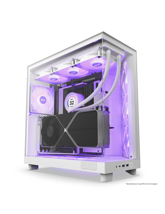 NZXT H6 Flow RGB Whiteo | DOTIRI