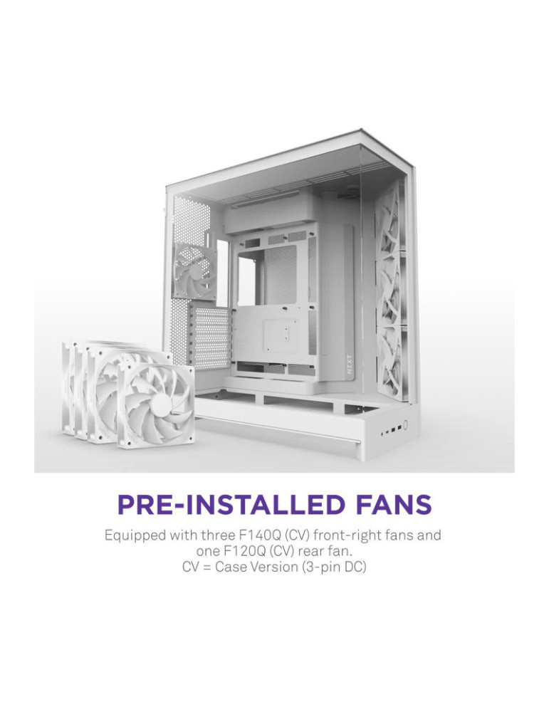 NZXT H9 Flow White | DOTIRI