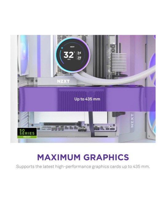 NZXT H9 Flow RGB - All White | DOTIRI