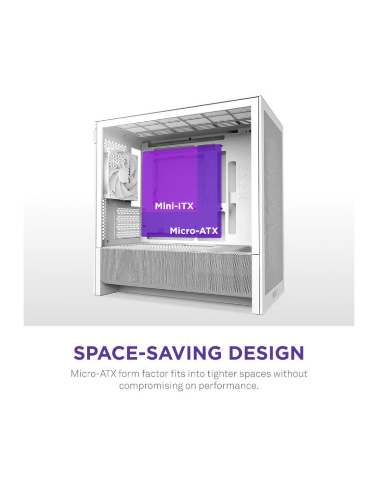 NZXT H3 Flow (2025) micro-ATX Mid-tower Case | DOTIRI