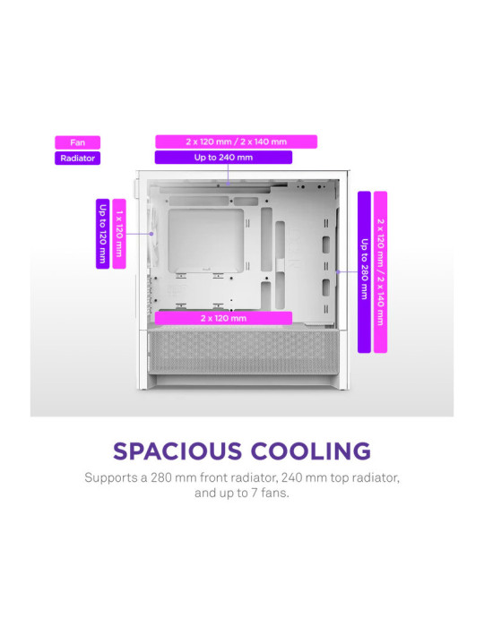 NZXT H3 Flow (2025) micro-ATX Mid-tower Case | DOTIRI