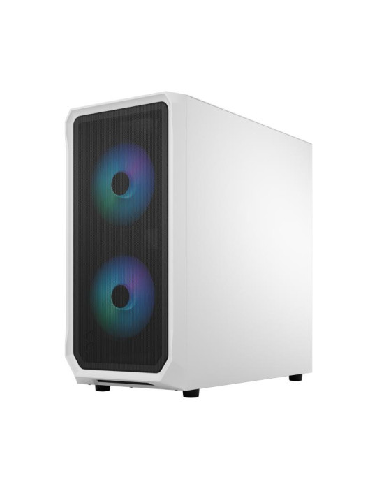 Fractal Design Focus 2 RGB White TG Clear Tint | DOTIRI