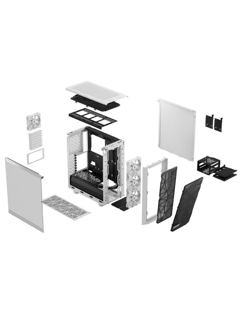 FRACTL DESIGN AB  Meshify 2 Compact RGB White TG | DOTIRI