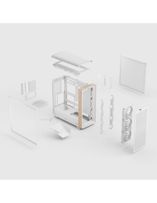 FRACTAL Summit Chalk White TG Clear Tint | DOTIRI