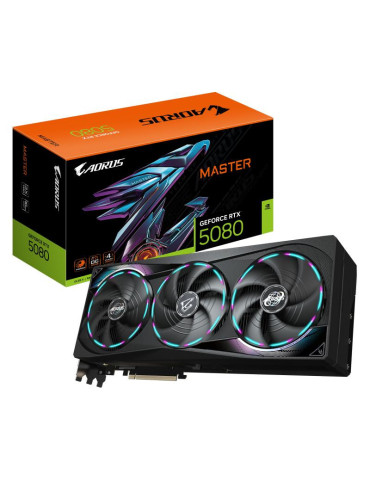 GIGABYTE AORUS GeForce RTX 5080 MASTER 16G Carte