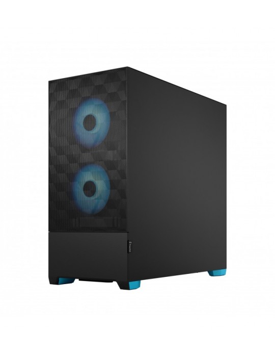 Fractal Design Pop Air RGB Cyan Core TG Clear Tint