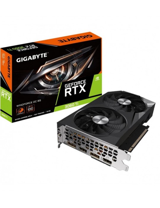Gigabyte GeForce RTX 3060 Ti WINDFORCE OC 8G NVIDIA 8 Go GDDR6