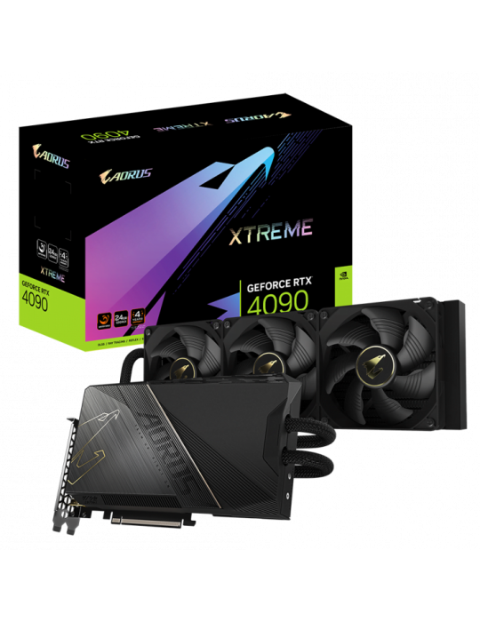 Gigabyte AORUS GeForce RTX 4090 XTREME WATERFORCE 24G NVIDIA 24 Go GDDR6X