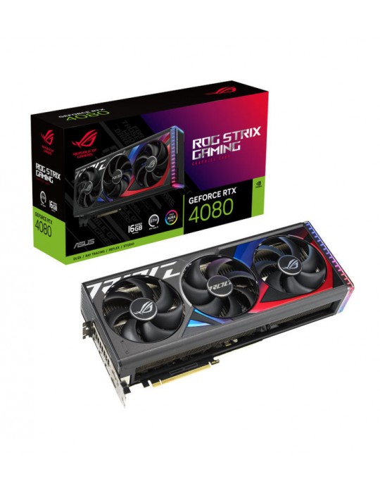 ASUS ROG -STRIX-RTX4080-16G-GAMING NVIDIA GeForce RTX 4080 16 Go GDDR6X