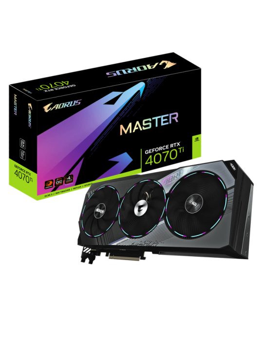 Gigabyte AORUS GeForce RTX 4070 Ti MASTER 12G NVIDIA 12 Go GDDR6X