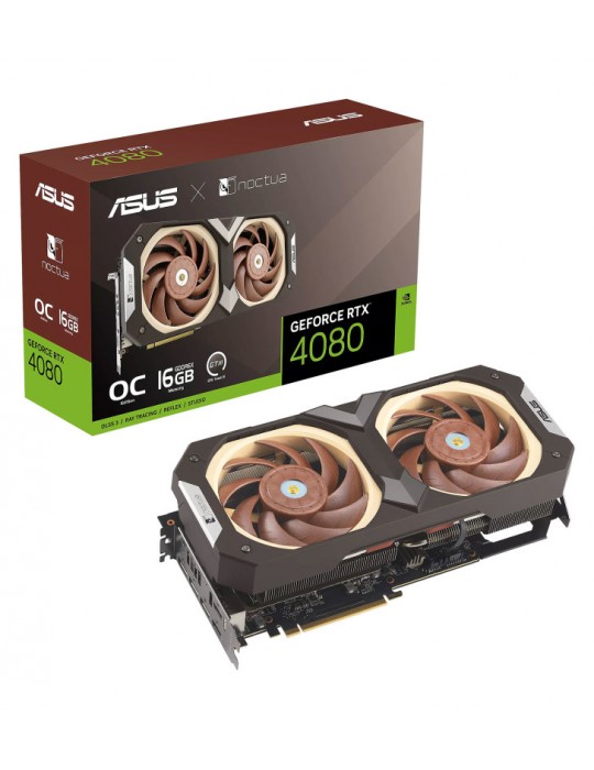 ASUS RTX4080-O16G-NOCTUA NVIDIA GeForce RTX 4080 16 Go GDDR6X