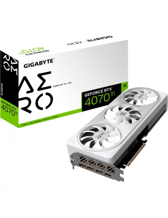 Gigabyte GeForce RTX 4070 Ti AERO OC V2 12G NVIDIA 12 Go GDDR6X
