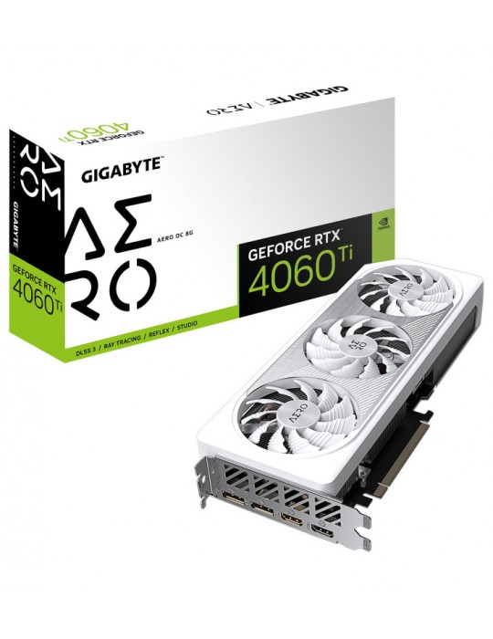 Gigabyte GeForce RTX 4060 Ti AERO OC 8G NVIDIA 8 Go GDDR6