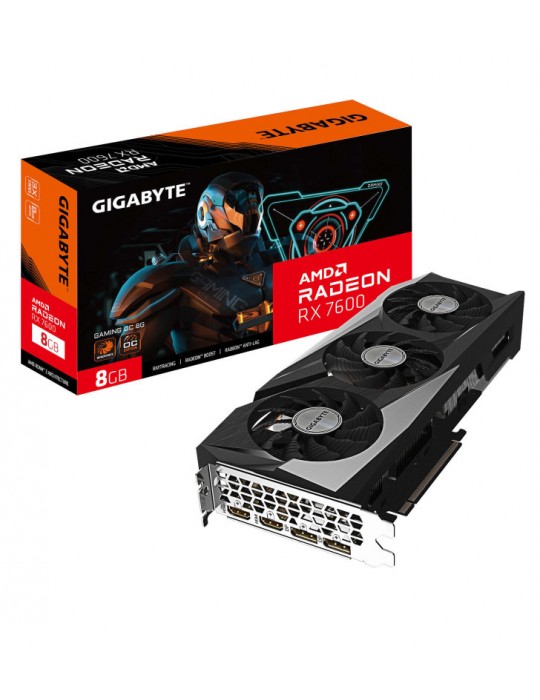 Gigabyte Radeon RX 7600 GAMING OC 8G AMD 8 Go GDDR6