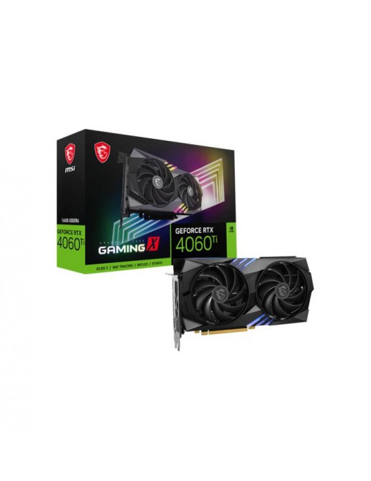 MSI GEFORCE RTX 4060 TI GAMING X 16G carte graphique NVIDIA 16 Go GDDR6