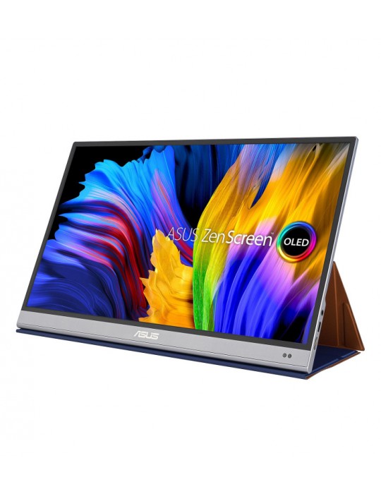 ASUS ZenScreen OLED MQ16AH ÃƒÂ©cran plat de PC 39,6 cm (15.6") 1920 x 1080 pixels Full HD Gris