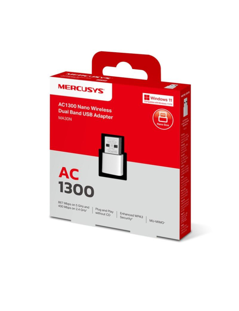 Mercusys MA30N carte réseau WLAN 1300 Mbit/s | DOTIRI