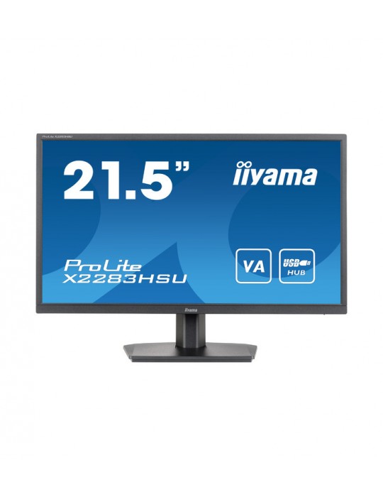 iiyama ProLite X2283HSU-B1 ÃƒÂ©cran plat de PC 54,6 cm (21.5") 1920 x 1080 pixels Full HD LCD Noir