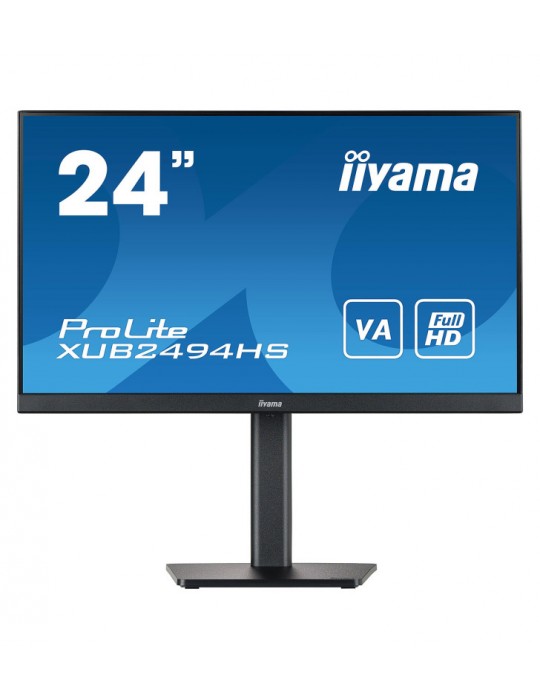 iiyama ProLite XUB2494HS-B2 ÃƒÂ©cran plat de PC 60,5 cm (23.8") 1920 x 1080 pixels Full HD LED Noir