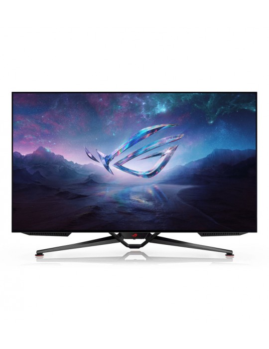 ASUS ROG Swift PG48UQ ÃƒÂ©cran plat de PC 120,7 cm (47.5") 3840 x 2160 pixels 4K Ultra HD OLED Noir