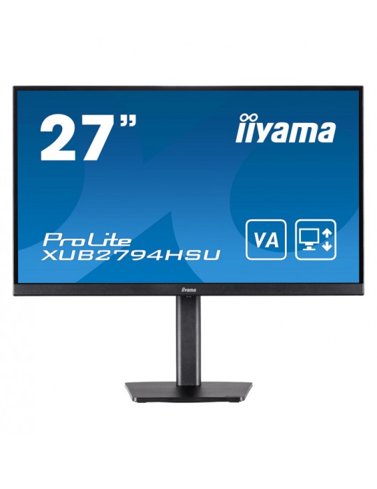 iiyama ProLite XUB2794HSU-B1 ÃƒÂ©cran plat de PC 68,6 cm (27") 1920 x 1080 pixels Full HD LCD Noir