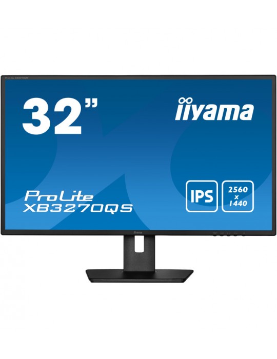 iiyama ProLite XB3270QS-B5 ÃƒÂ©cran plat de PC 80 cm (31.5") 2560 x 1440 pixels Wide Quad HD LED Noir